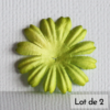 fleur papier petite vert