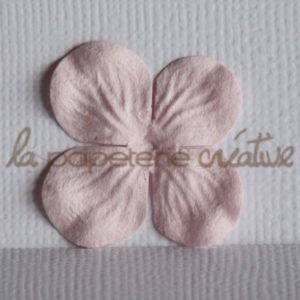 Hydrangea 1″ (2,5cm) – Lot de 2 – Rose pâle