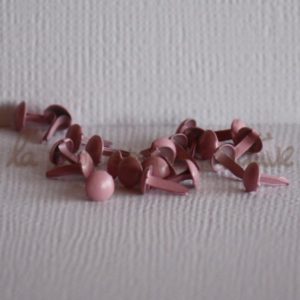 Brads mini 1/8″ (3mm) – Lot de 4 – Rose chiffon