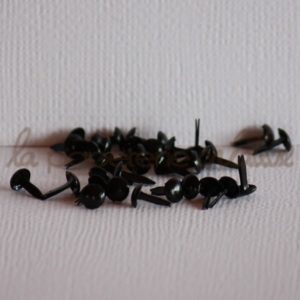 Brads mini 1/8″ (3mm) – Lot de 4 – Noir