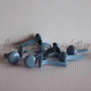 Brads 3/16″ (6mm) – Lot de 4 – Bleu layette
