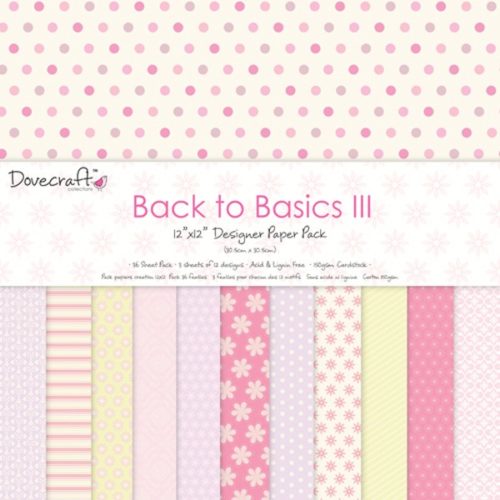 DOVECRAFT - Collection "BACK TO BASICS III" 12 Feuilles