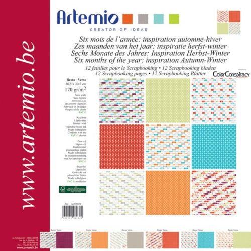 ARTEMIO - Collection "Automne-Hiver" de Color Conspiracy 6 feuilles