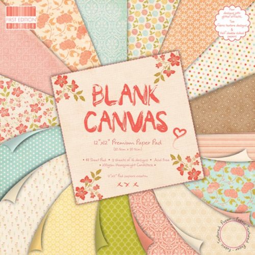 FIRST EDITION PAPER - Collection "BLANK CANVAS" 16 Feuilles