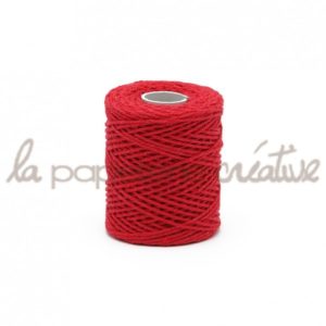 Ficelle de coton – 1m – Rouge