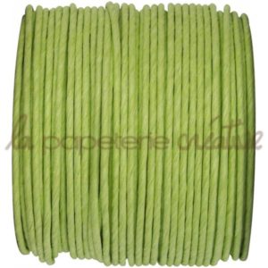 Papier cord laitonné – 1m – Vert