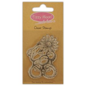 Fizzy Moon – Tampon transparent “Pink Flower”