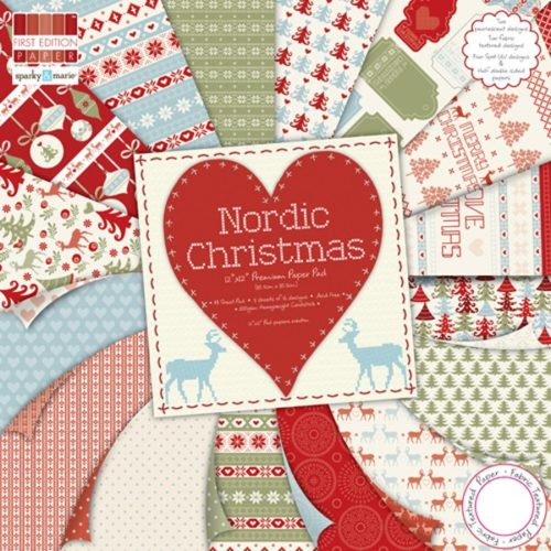 First Edition Paper - Collection "Nordic christmas" 16 feuilles