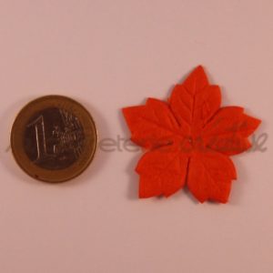 Poinsettia 1″ (2.5cm) – Lot de 2 – Citrouille