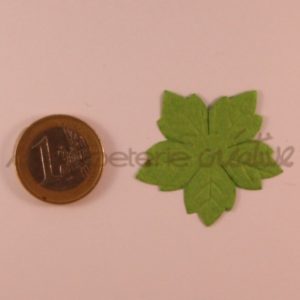 Poinsettia 1″ (2.5cm) – Lot de 2 – Vert pomme