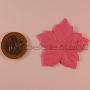 Poinsettia 1.5″ (4cm) – Lot de 2 – Rose layette