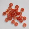 Bouton rond transparent creux 1,1cm - Lot de 2