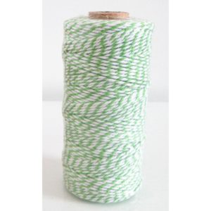 Ficelle Bakertwine – 1m – Blanc/Vert clair