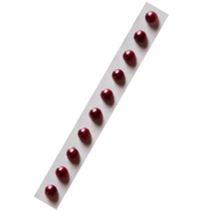 Demi-perles adhésives 5mm (x10) – Maroon