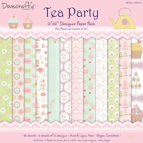 Dovecraft - Collection "Tea Party" 12 feuilles