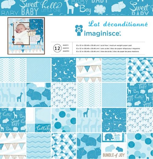 Imaginisce Collection "My Baby - Baby Boy" 12x12"